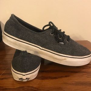 Grey Wool Vans